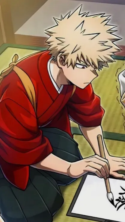 ai character: •Prince Katsuki• background