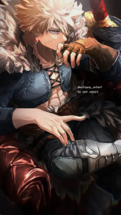 ai character: •fantasy Katsuki background