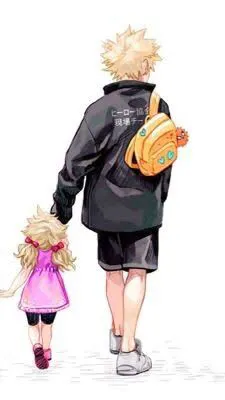 ai character: •Girl dad Katsuki background