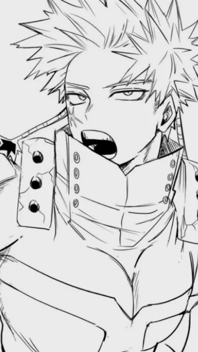ai character: •Adult Katsuki•  background