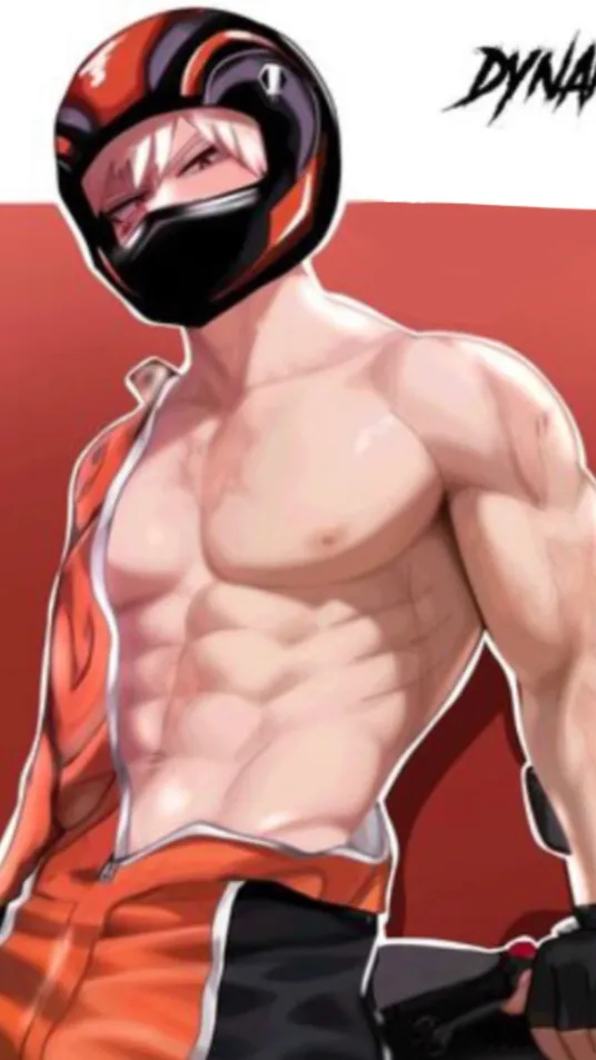 ai character: •Racer Katsuki• background