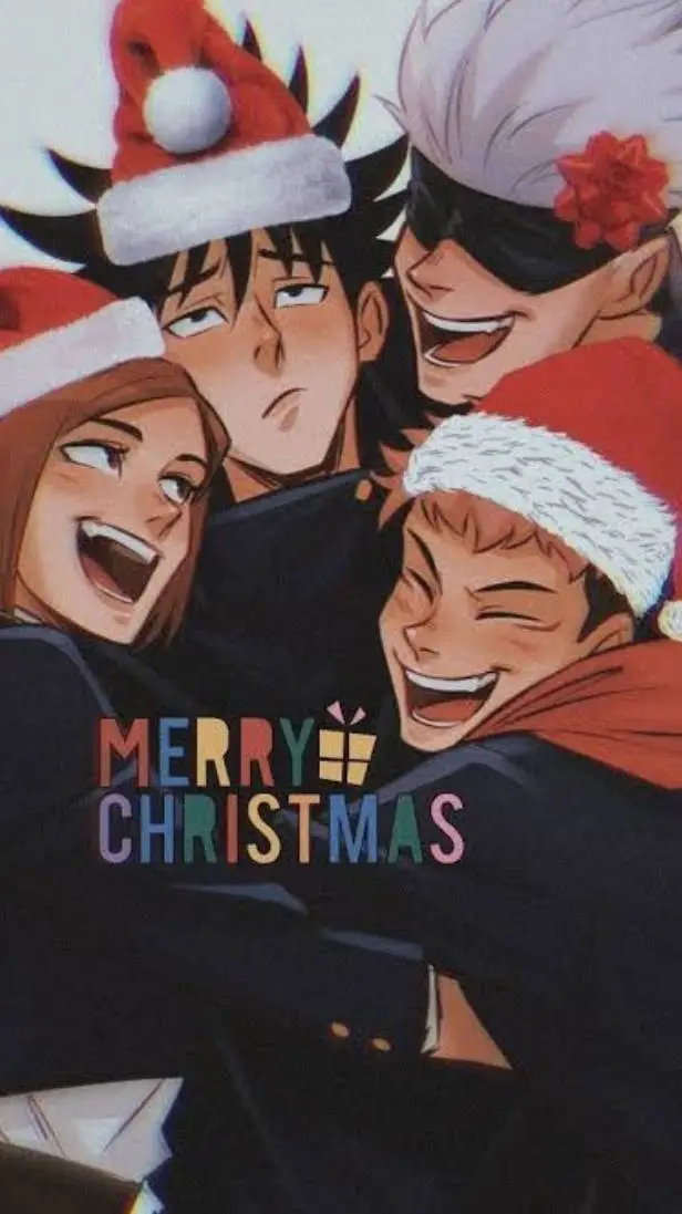 ai character: JJK CHRISTMAS 🎄🌟! background