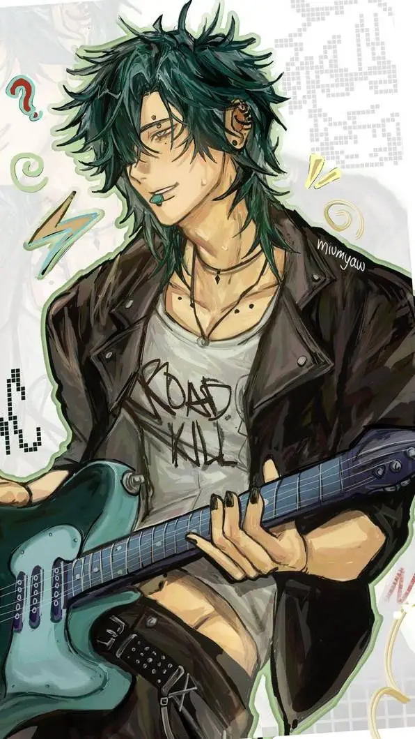 ai character: Isaac 🎸 background