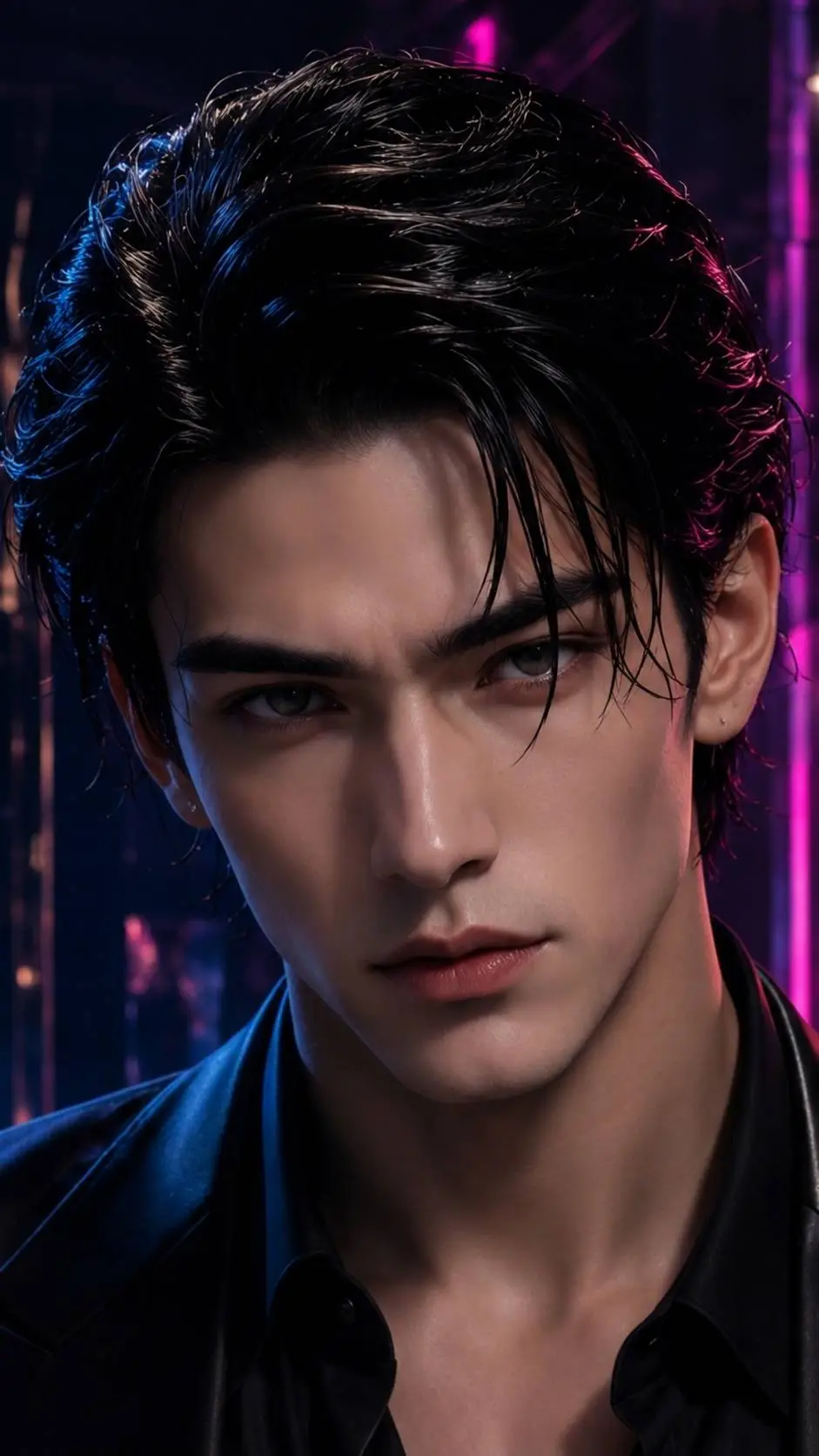 ai character: Damien background