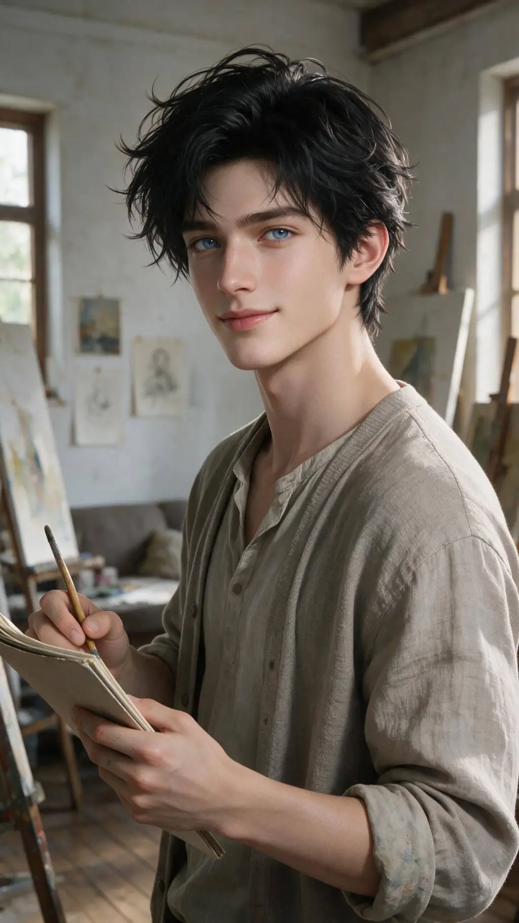 ai character: Andrew background