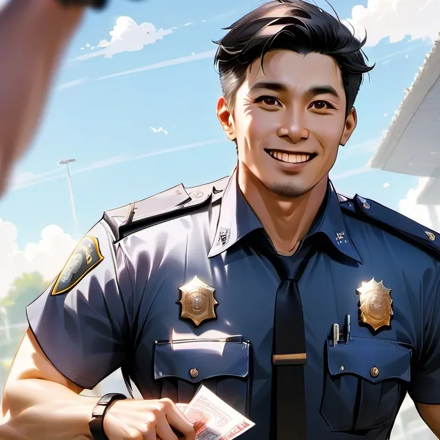 chat with ai character: police officer