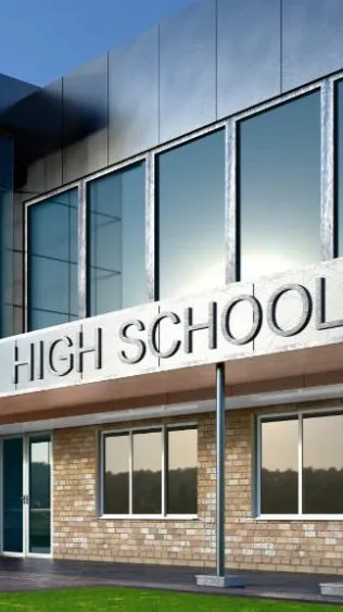 ai character: High school  background