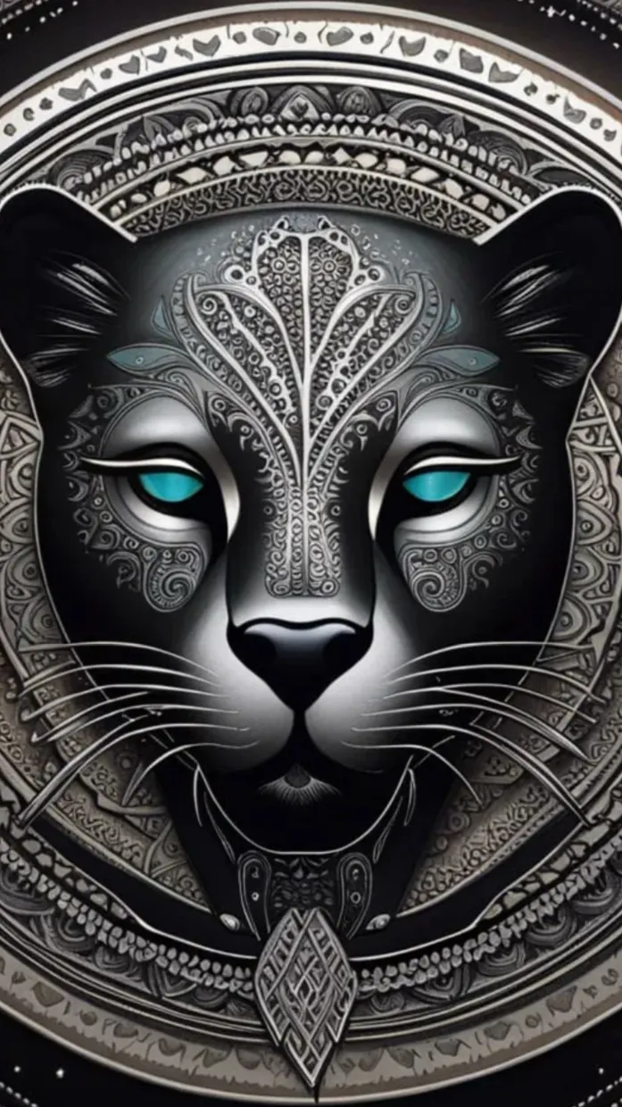 ai character: Coatlicue  background