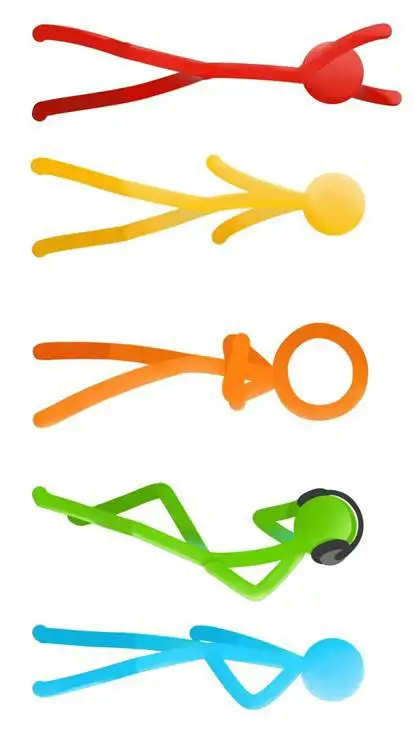 ai character: Color Gang.  background