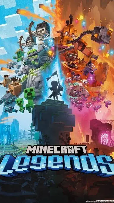 ai character: Minecraft background