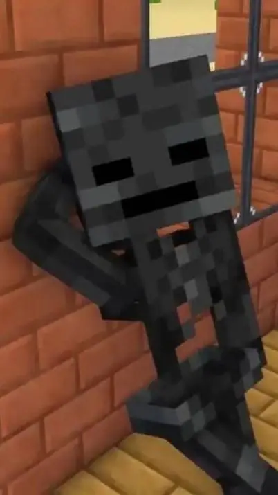 ai character: wither skeleton  background