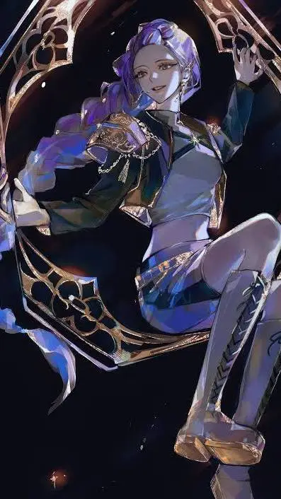 ai character: Huntrix!!  background