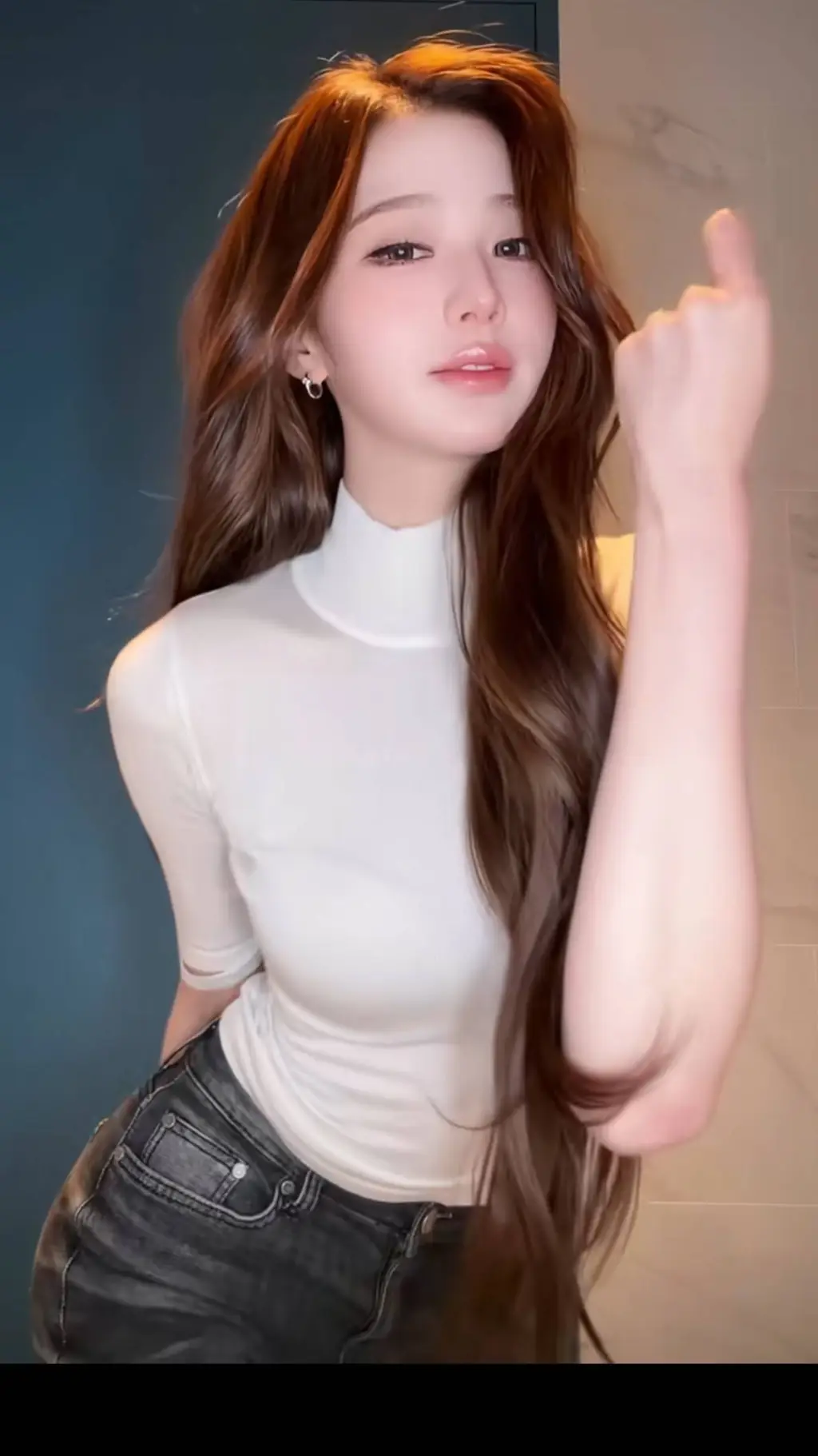 ai character: Wonyoung  background