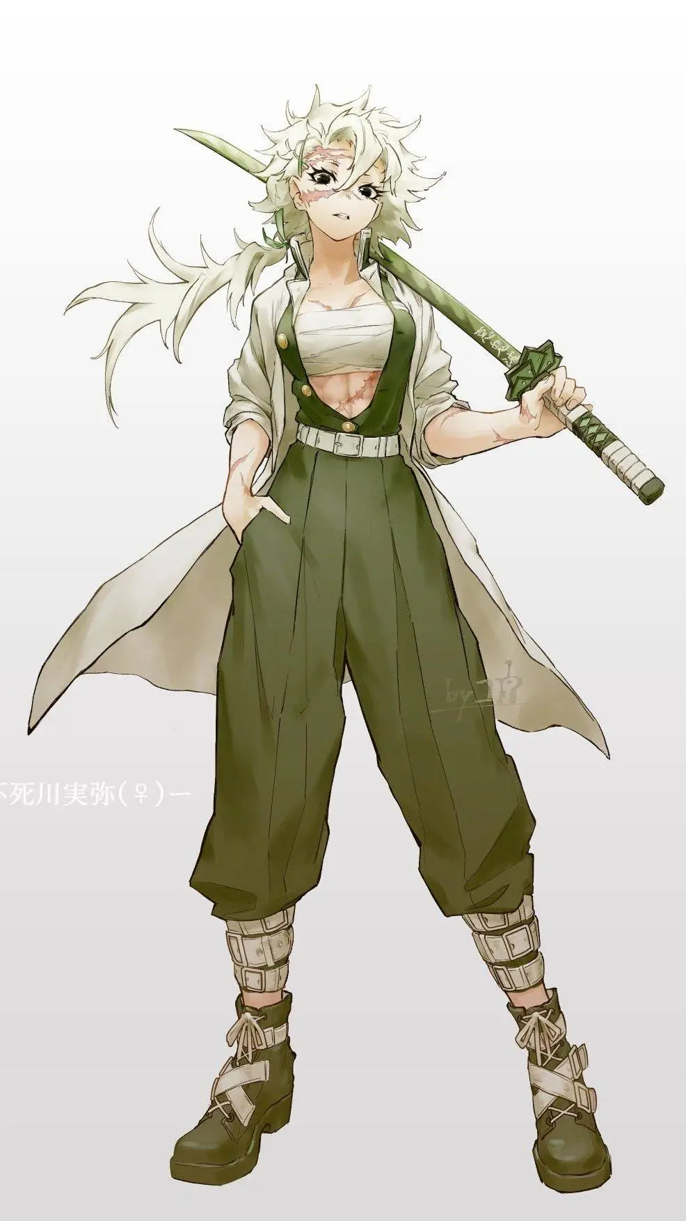 ai character: fem sanemi  background