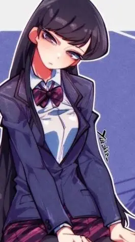 ai character: komi -san  background