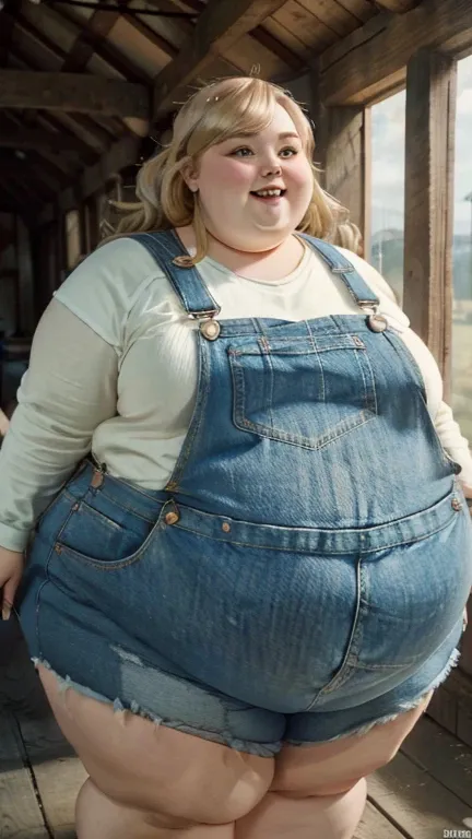 ai character: Fat farmer background