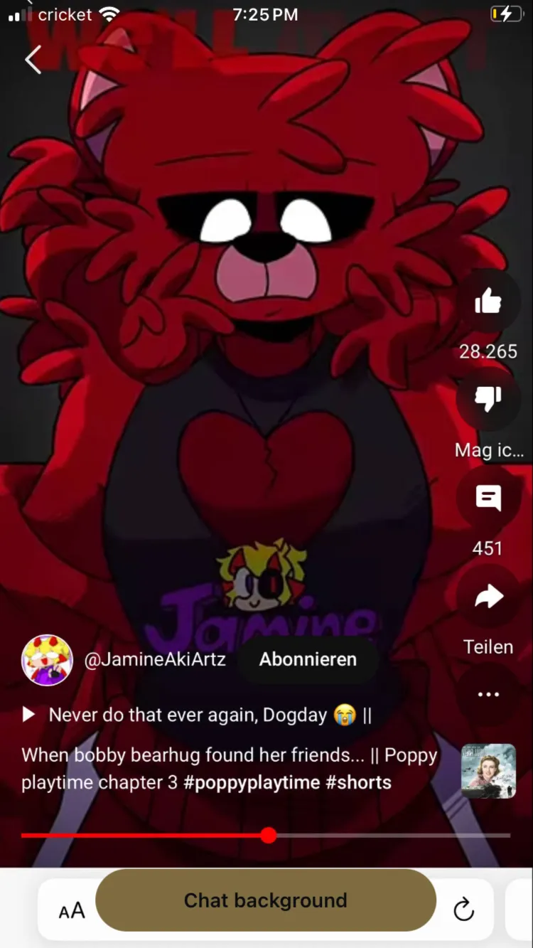 ai character: Bobby bearhug  background