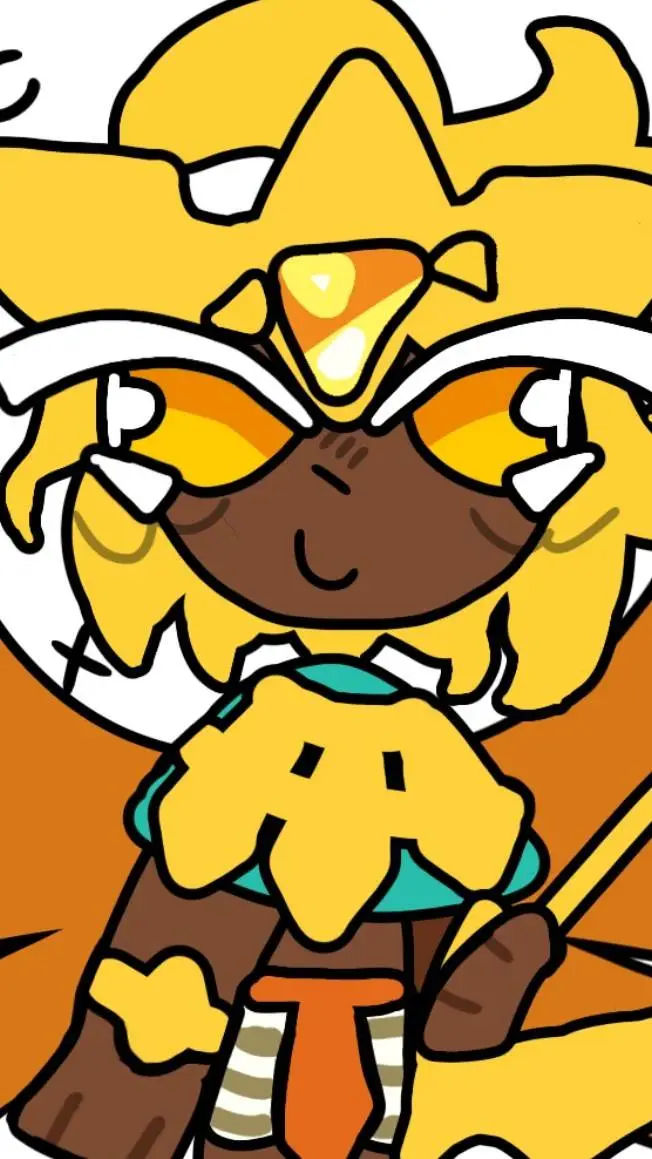ai character: golden chesse background