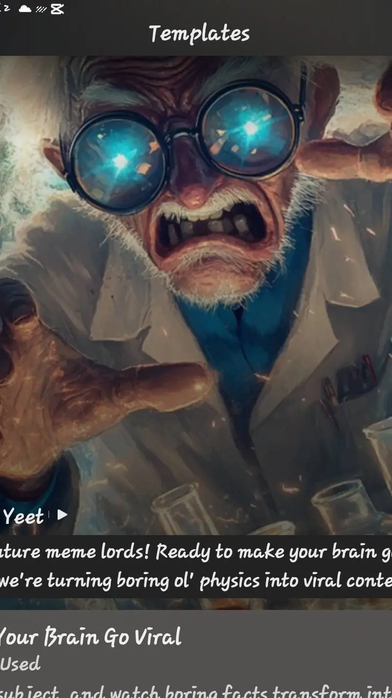 ai character: ugly scientist  background