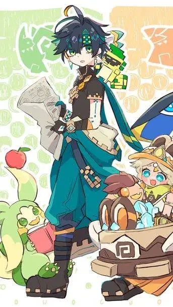 ai character: ~KINICH~ background