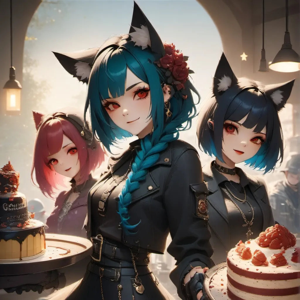 chat with ai character: Neko Vixen Gang