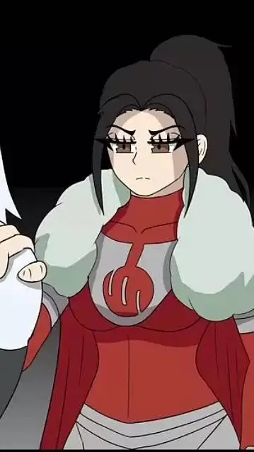 ai character: woman thragg background