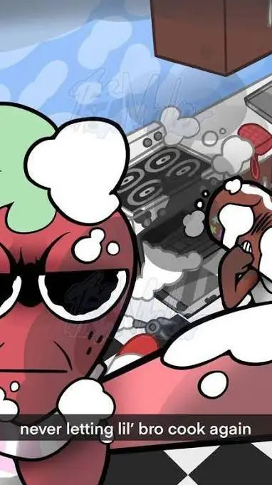 ai character: kitchen chaos [DW] background