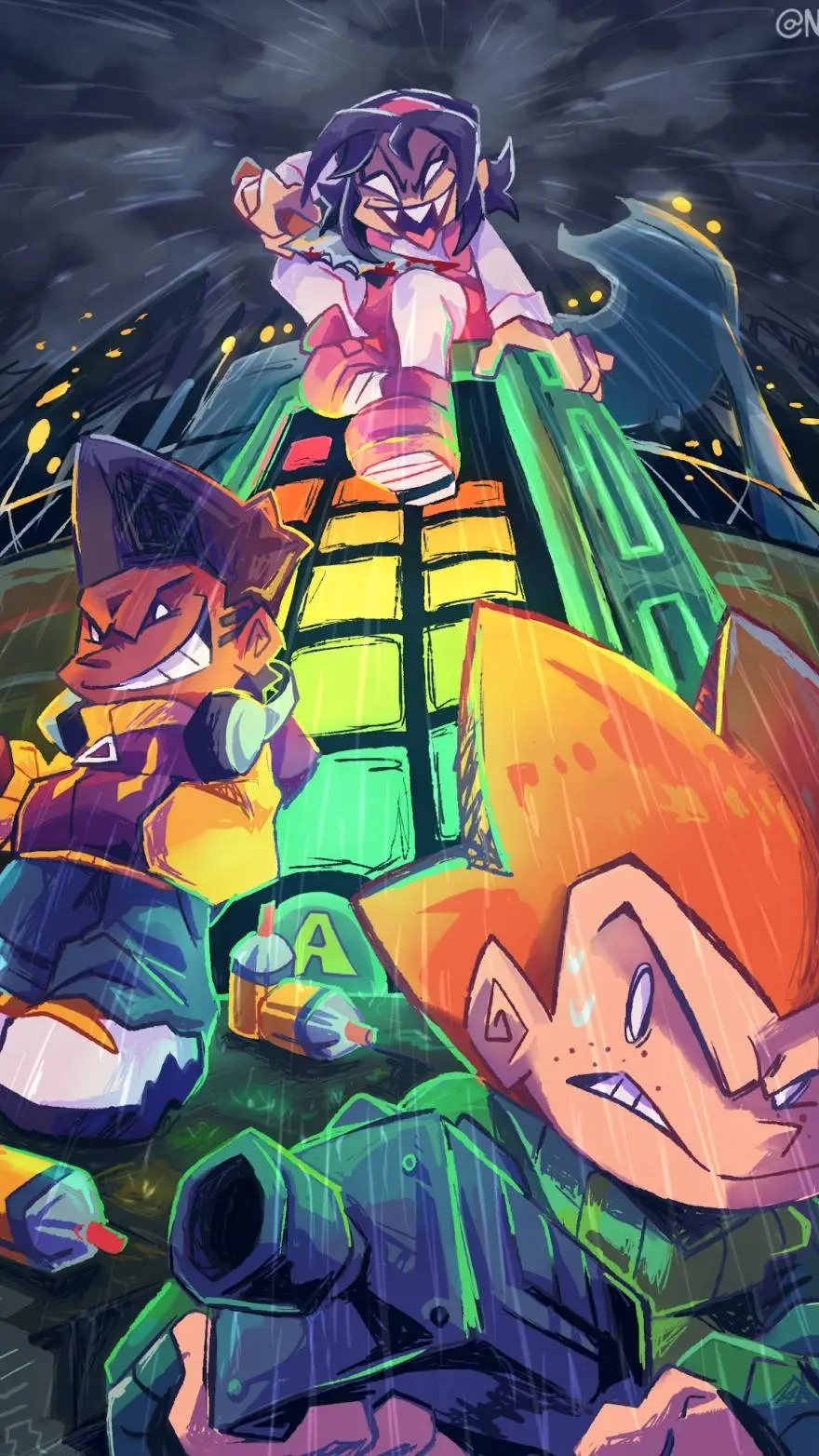 ai character: fnf. new rapper!!! background