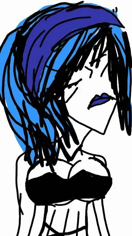 ai character: emo/scene meangirl background