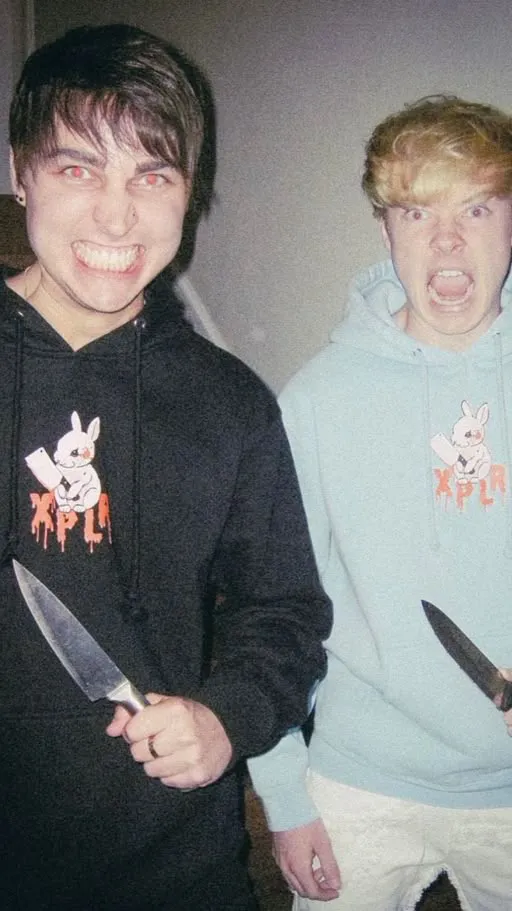 ai character: Sam and colby. background