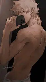 ai character: Bakugo (shower) background