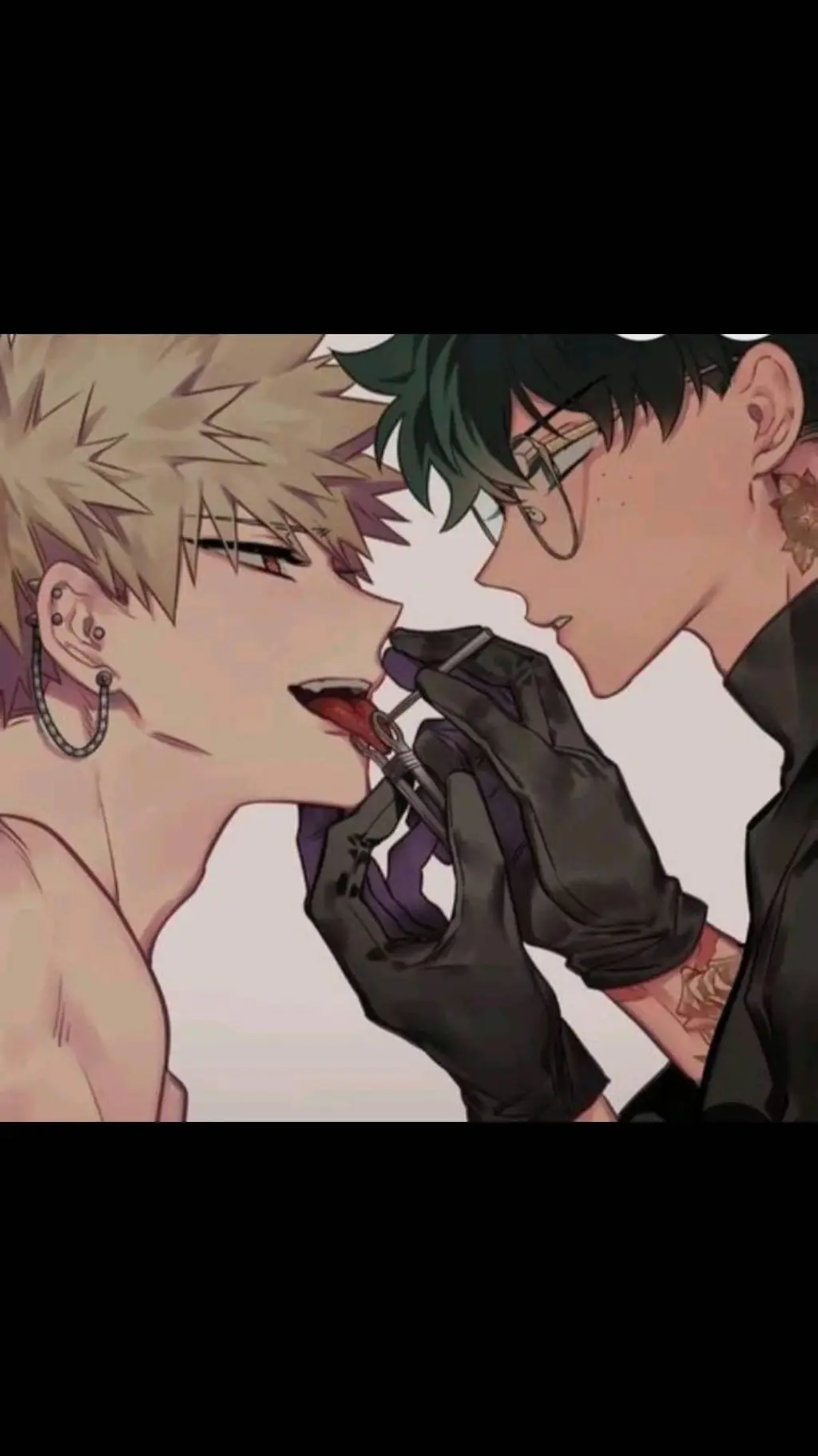ai character: BakuDeku (Tattoo) background