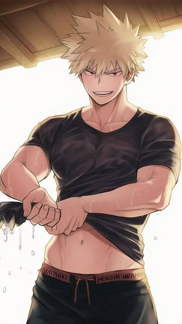 ai character: Katsuki bakugo background