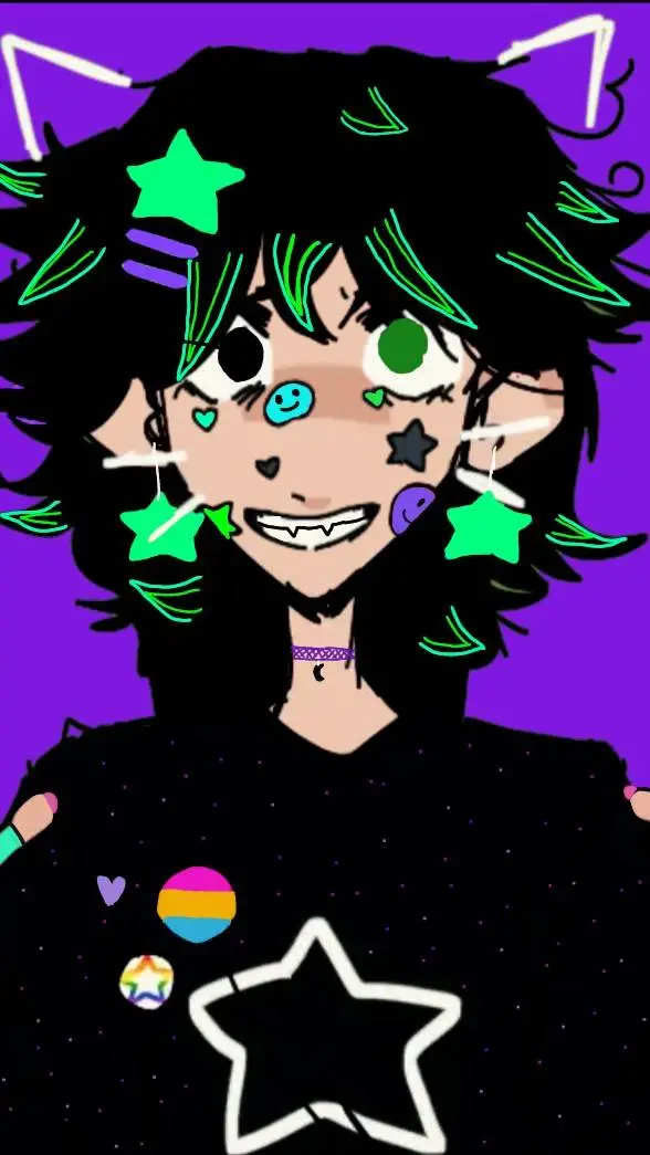 ai character: Kny road trip background