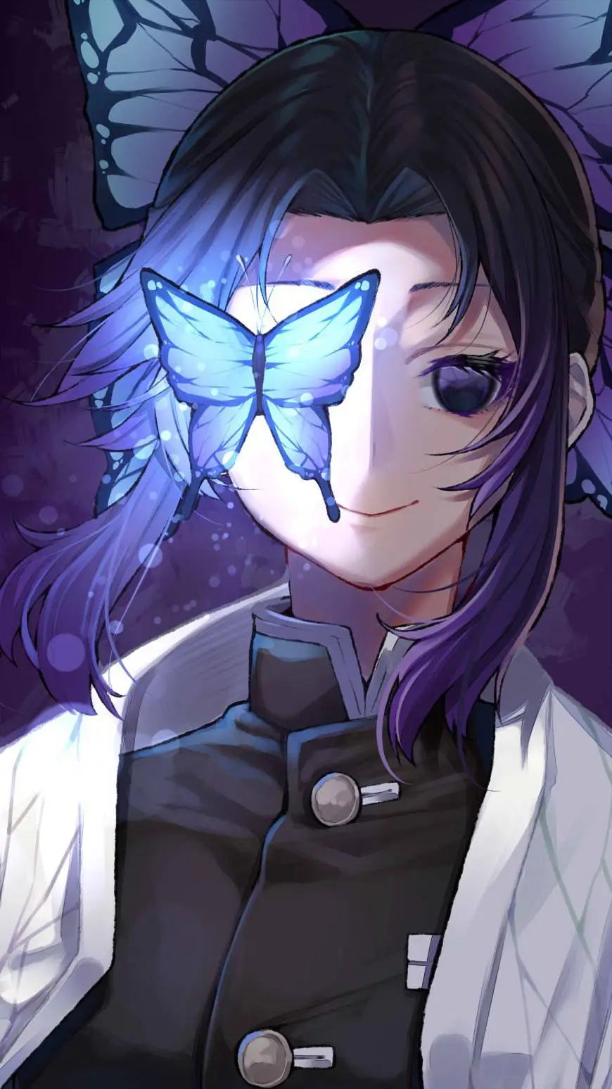 ai character: Shinobu Kocho 💜 background
