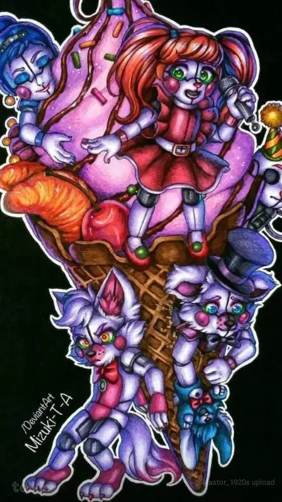 ai character: fnaf Sl new friend background
