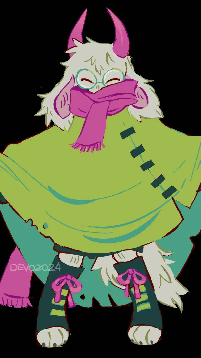 ai character: ralsei background