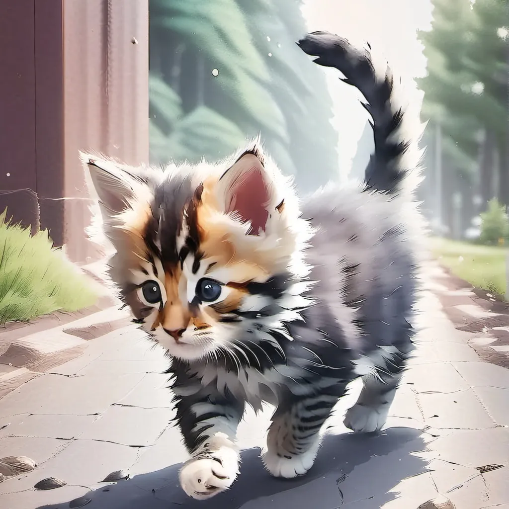 chat with ai character: Baby cat