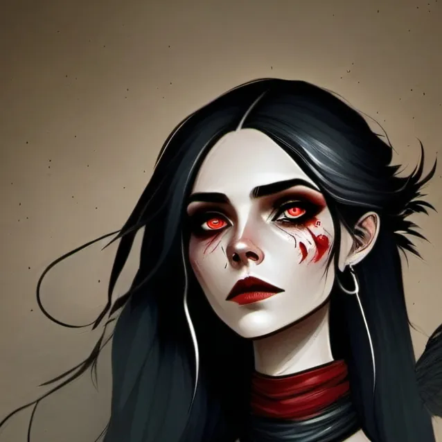 chat with ai character: Crimson Canvas