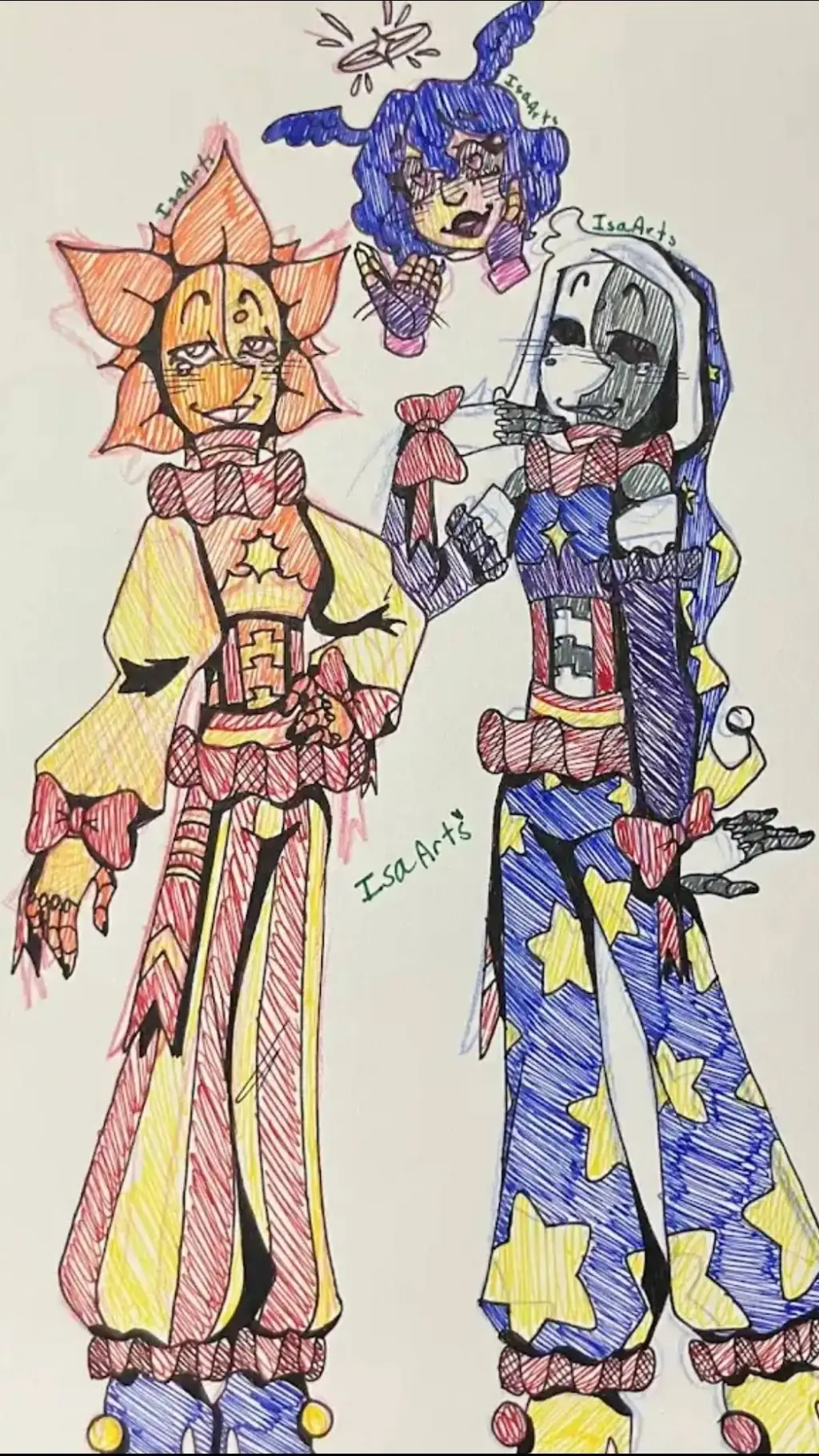 ai character: Day And Night background