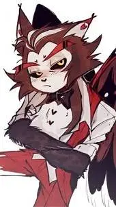 ai character: ♤Husk♧ background