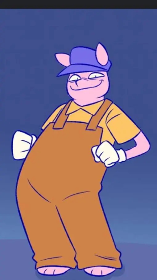 ai character: Uncle Samsonite background