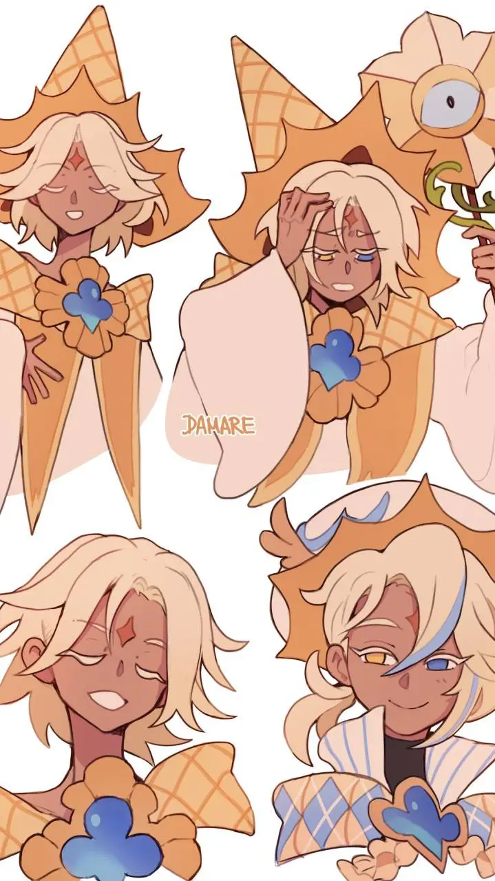 ai character: Pure Vanilla Cooki background