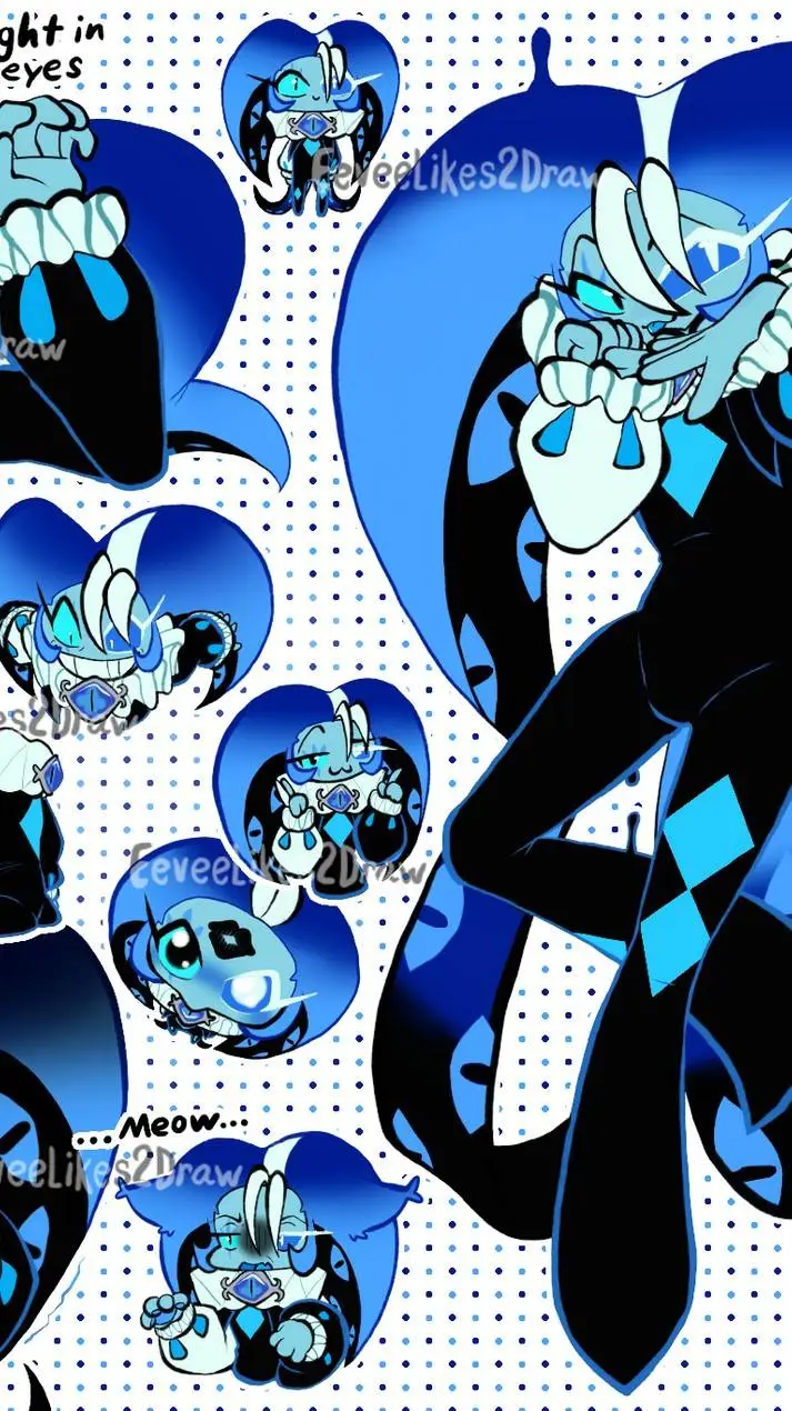 ai character: Shadow Milk Cookie background