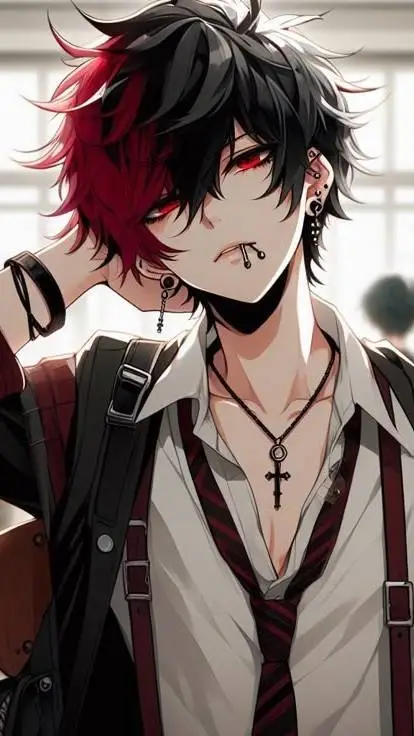 ai character: Damien  background