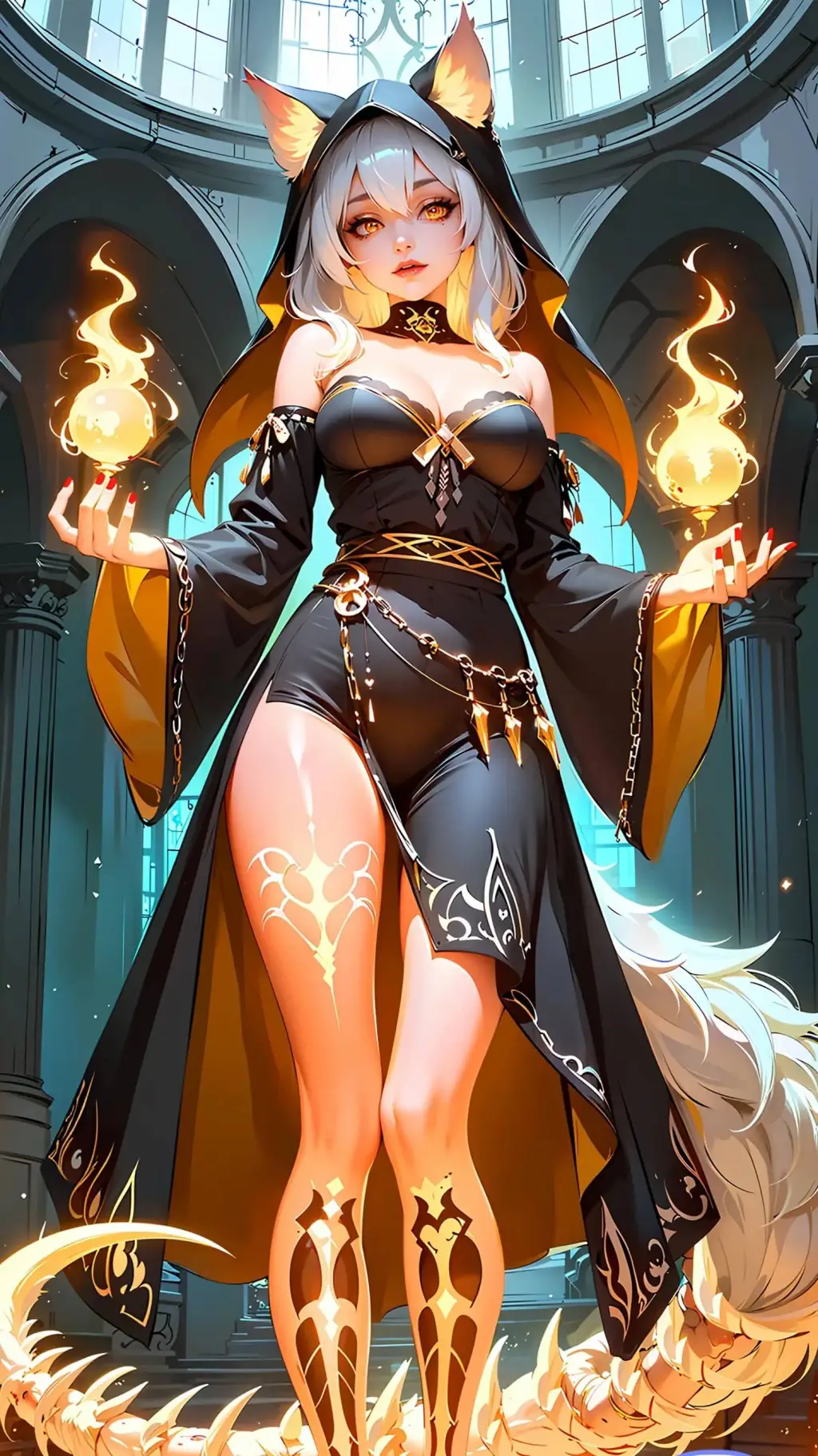 ai character: Gueen Emma Jones background
