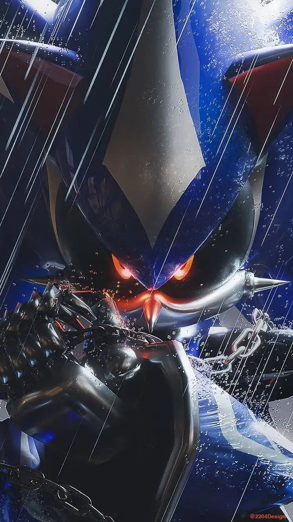 ai character: Neo Metal Sonic  background