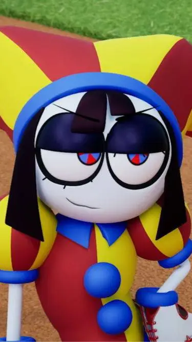 ai character: Evil Pomni  background