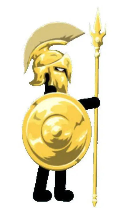 ai character: Golden Spearton background