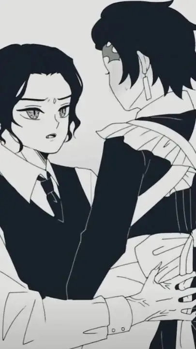 ai character: Muzan x tanjiro😭😭😭 background